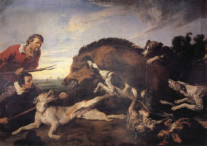 Wild Boar Hunt, SNYDERS, Frans